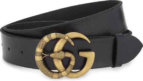 gucci snake belt men's.